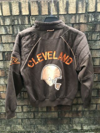 Vintage 90s Rare Nike Silver Tag Cleveland Browns Nfl Sweatshirt Size Medium