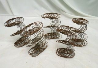 50 Small Rusty Hour Glass Bed Springs Tiny Dainty Springs