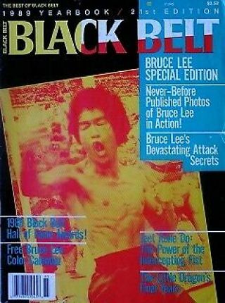 Rare 1989 Black Belt Yearbook Bruce Lee Dan Inosanto Karate Kung Fu Martial Arts