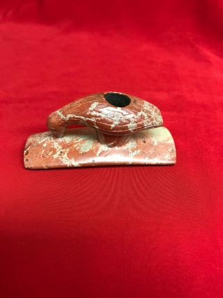 Authentic Rare Hopewell Effigy Platform Pipe American Indian Artifact From Ohio