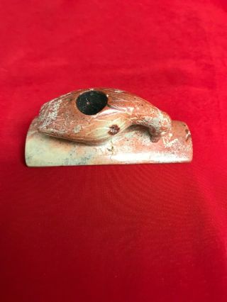 AUTHENTIC RARE Hopewell Effigy Platform Pipe American Indian Artifact from Ohio 2