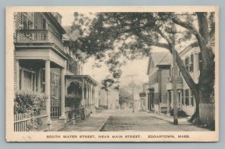 South Water Street Edgartown Massachusetts—rare Antique Martha 