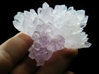 A Larger Very Rare Amethyst Crystal Flower Cluster From Brazil 69.  8gr