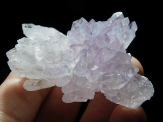 A Larger Very Rare AMETHYST Crystal FLOWER Cluster From Brazil 69.  8gr 3