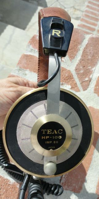 Rare Vintage Classic TEAC HP - 100 Headphones 3