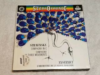Rare Classical Lp London Bb Reissue Promo Stravinsky Ansermet Cs6190