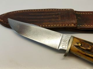 Very Rare Vintage Case Xx Fixed Blade Stag Knife Circa 1920 - 1940 S
