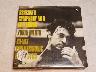 Rare Classical Lp London Bb Reissue Promo Bruckner Symphony 9 Mehta
