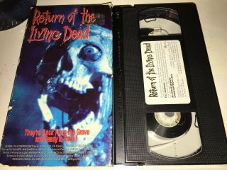 Return Of The Living Dead Vhs Rare Cover