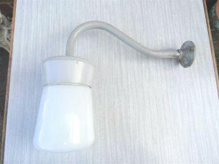 Vintage Coughtrie Swan Neck Outside Light Lamp - Wall External Industrial
