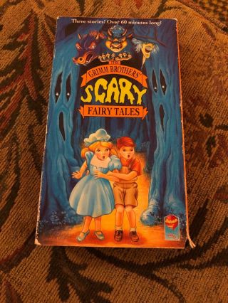The Grimm Brothers Scary Fairy Tales Vhs Rare Kids Halloween