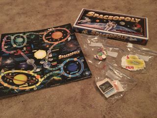Vintage Spaceopoly (deluxe) Board Game Space Age Real Estate Game - 1997 Rare