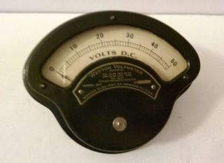 Antique Weston Dc Volt Meter Well Volts
