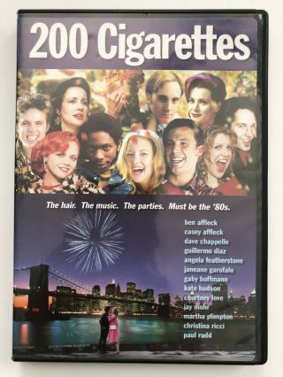 200 Cigarettes - Affleck,  Rudd,  Hudson,  Chappelle,  Ricci,  Garofalo Rare Dvd