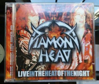 Diamond Head " Live In The Heat Of The Night " 2xcd Live 1991 Out Of Print Rare
