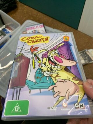 Cow And Chicken Rare Deleted Dvd Season 1 Tv Series Animation Cartoon 2 Disc Set
