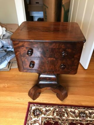 Swivel Sewing Stand/night Stand.  Solid Woods,  Sturdy.  Unique.
