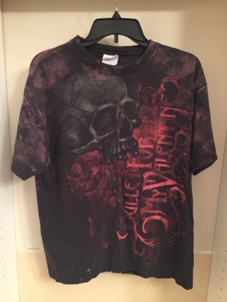 Rare Bullet For My Valentine Vintage 2 Sided Distressed Shirt Sz Xl
