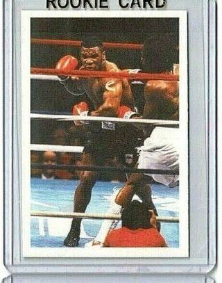 1987 A Question Of Sport Qs Mike Tyson Rare Rc Rookie Card Oddball Uk Issue Mt01