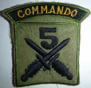 Dogs Of War - Rare Patch - 5th Commando Mercenary Advisor - Vietnam War - 1581