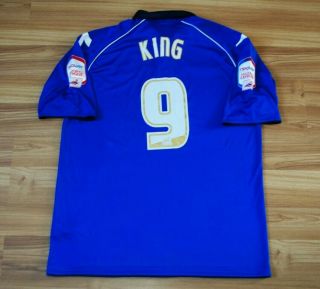 Birmingham City Home Football Shirt 2012 - 2013 Marlon King 9 Patches Rare Jersey