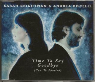 Sarah Brightman / Andrea Bocelli Time To Say Goodbye Cd Single Rare Cola003cd