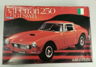Amt Rare Ferrari 250 Gt S.  W.  B.  1/24 Model Kit 8688 Complete