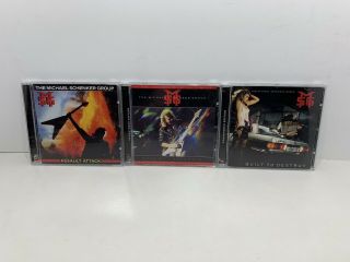 3 Rare “the Michael Schenker Group” Music Cds In Like