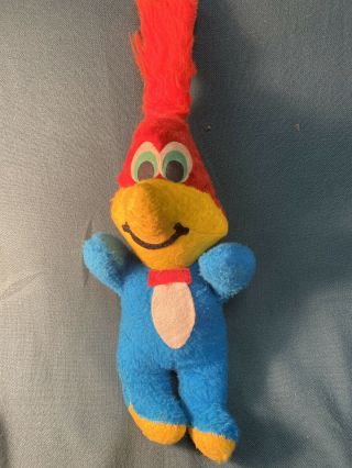 Rare Vintage Woody Woodpecker Pull String Doll