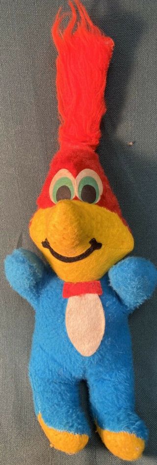 RARE Vintage Woody Woodpecker Pull String Doll 2
