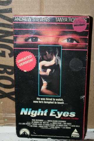 Vintage Vhs 1990 Night Eyes An Erotic Thriller Andrew Stevens Tanya Roberts Rare