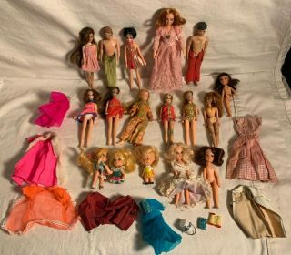 17 Vintage Topper Dawn Doll Mego Wizard Oz Glinda Witch Barbie Uneeda Tiny Teen