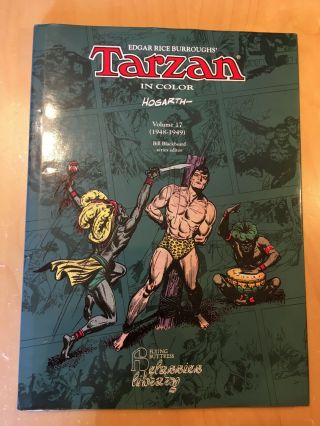 Erb Tarzan In Color Vol.  17 (1948 - 1949) By Burne Hogarth Nbm Hc Rare