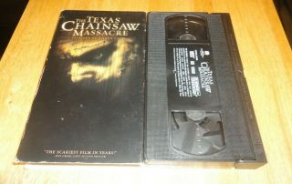 The Texas Chainsaw Massacre (vhs,  2003) Jessica Biel Horror Rare Black Tape