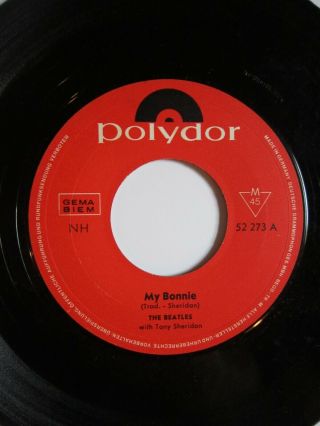 Beatles - My Bonnie / The Saints - Rare Hard To Find 1964 Polydor Germany 45