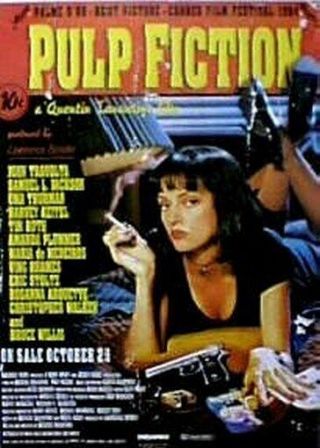 Pulp Fiction Movie Poster - Rare 24x36 Uma Thurman