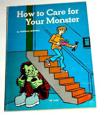 1973 Rare Vintage Scholastic 1st Edition How To Care For Your Monster Bridwell