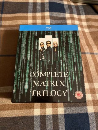 The Complete Matrix Trilogy Blu - Ray Disc 3 - Disc Rare Box Set In Shape