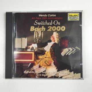 Wendy Carlos - Switched - On Bach 2000 Cd - Rare Telarc Cd - 80323