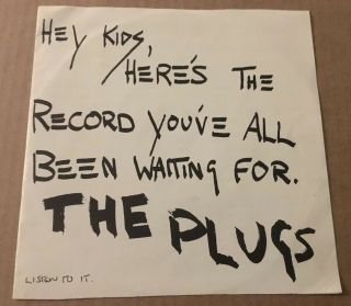 The Plugs - I Like My Dad B/w Donna Detroit Kbd Punk 7” Rare Oop