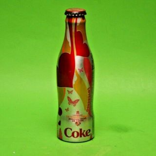 2006 Coca Cola Turkey Turkish Empty Bottle Aluminium Lovebeing M5 Rare