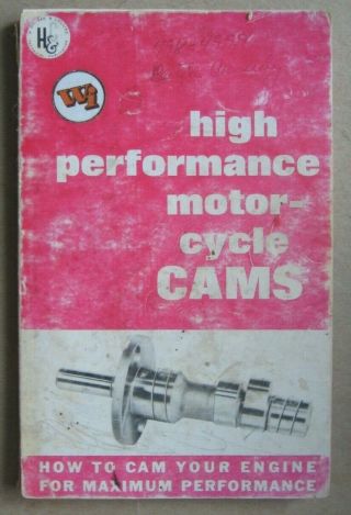 Rare,  1968 Harman & Collins High Performance Motorcycle Cams Booklet