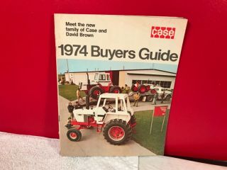 Rare 1974 Case Farm Equipment Dealer Advertising Buyers Guide