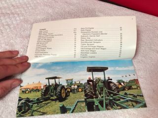 RARE 1971 JOHN DEERE FARM TRACTORS DEALER ADVERTISING BROCHURE 3