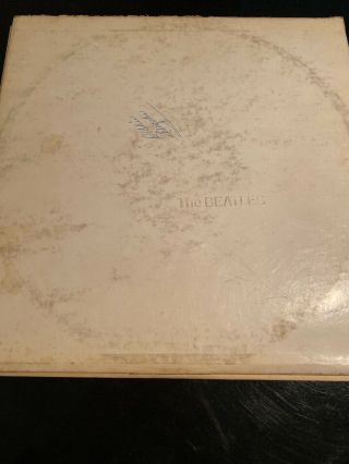Rare Vintage " The Beatles " [white Album] Swbo - 101 Double Lp Vinyl Record 1968