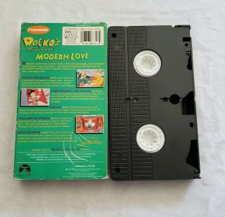 Rocko ' s Modern Life Modern Love Nickelodeon VHS Promo Demo Very Rare 3
