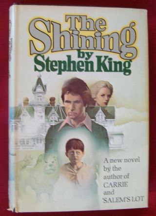 The Shining By Stephen King (1977,  Hardcover) - Hc,  Dj - Orig.  Bce - Rare -