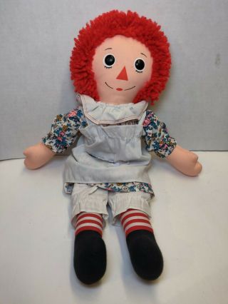 Rare Large Vintage Knickerbocker Raggedy Ann Doll