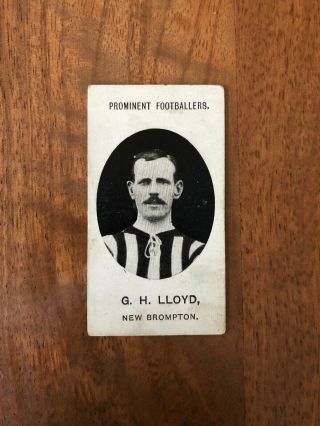 Rare Taddy Prominent Footballers Cigarette Card 1908 Cat £28 Brompton