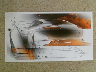 2008 Porsche 911 Carrera Coupe Showroom Advertising Sales Poster Rare Awesome